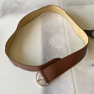 Vegan leather belt